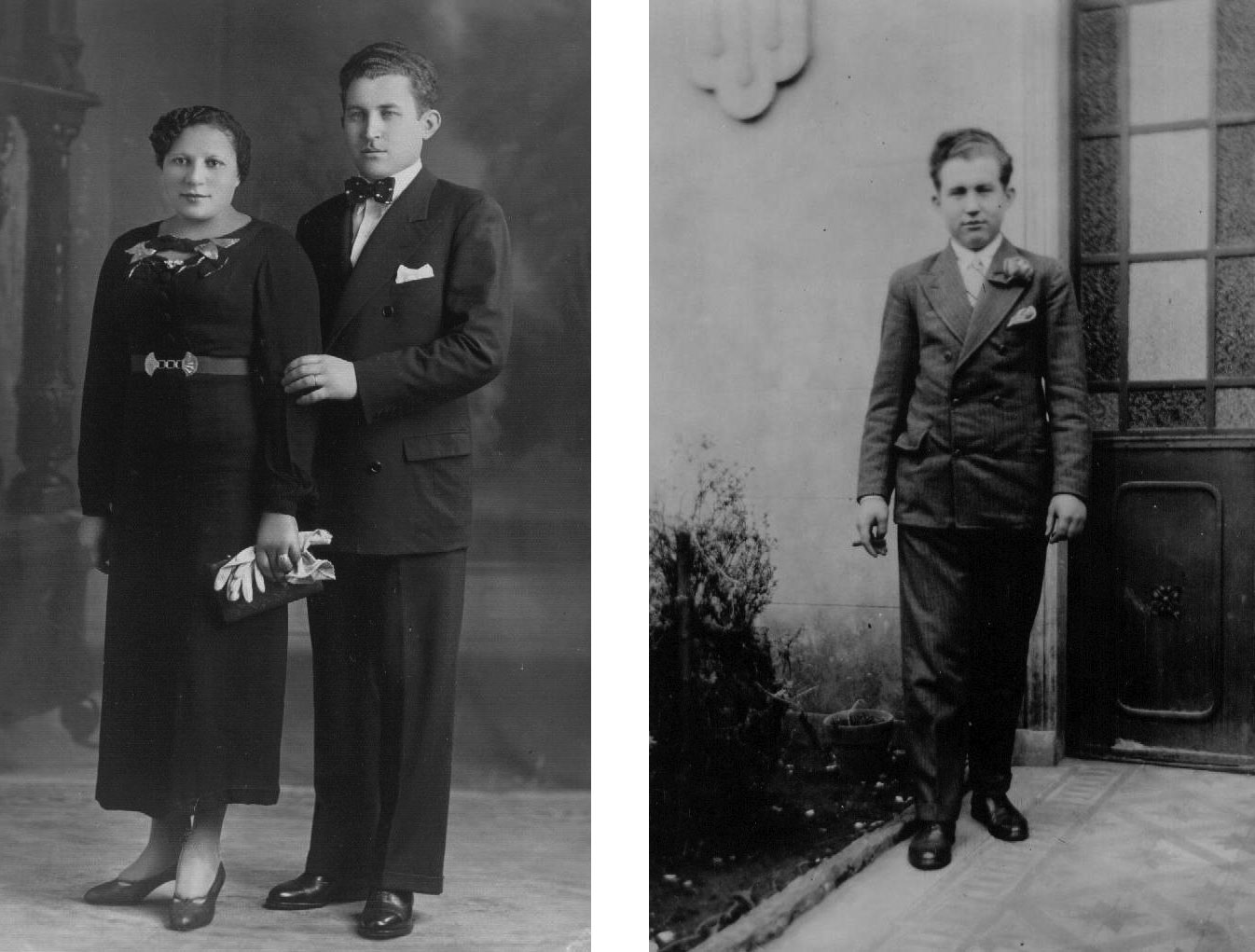  Michael Amschlinger & his wife Margaretha.<br> Michael Amschlinger in Buenos Aires Argentina Bild v. Jahre 1931.<br>Click to enlarge
